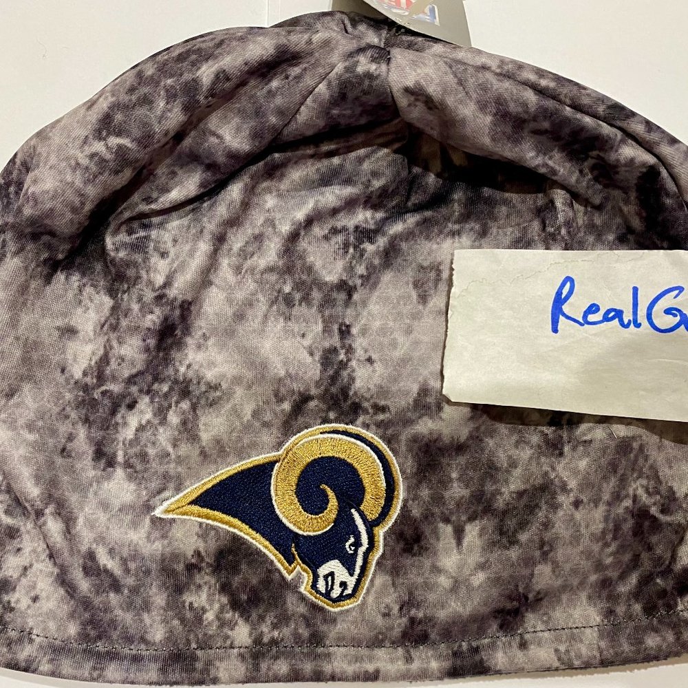 RARE New Los Angeles Rams Reebok Camo Men's Knit Winter Hat Skully St. Louis Era
